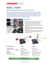 Plastic strapping tools P403 / P404 - 2