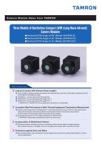 Three Models of Shutterless Compact LWIR (Long-Wave Infrared) Camera Modules