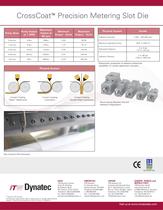 CrossCoat Precision Metering Slot Die - 2