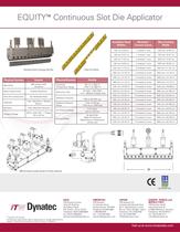 EQUITY Continuous Slot Die Applicator - 2