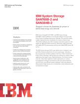 IBM System Storage SAN768B-2 and SAN384B-2