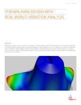 STREAMLINING DESIGN WITH REAL-WORLD VIBRATION ANALYSIS - 1