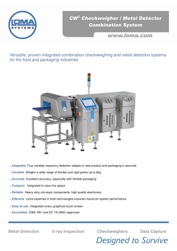 Combo Checkweigher / Metal Detector