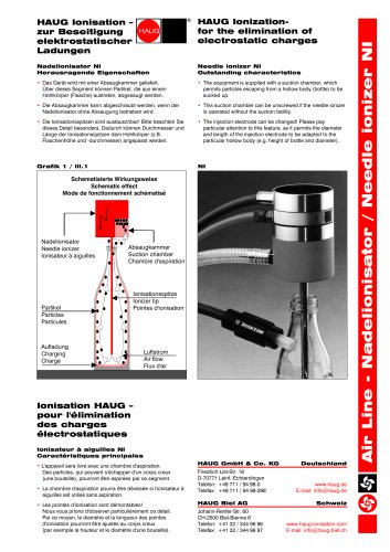 Needle ionizer NI