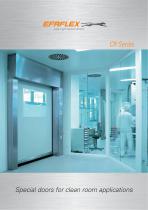 CR Series Special doors for clean room applications