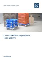Cross stackable Transport Dolly 600x400 mm-1