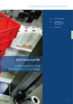 Each turns a profi t. CONTAINERS FOR ALTERNATE STACKING-2