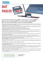 MAT PA50/20 Absolute position transducer MAT and absolute magnetic band PA50/20-1