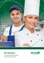 Air cleaners for mechanical processing and the food industry-1