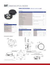 E8T Miniature Optical Encoder Product Brochure - 2