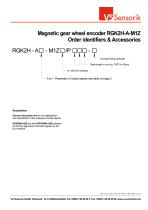 Magnetic gear wheel encoder RGK2H-A-M1Z with anlog output signals-4