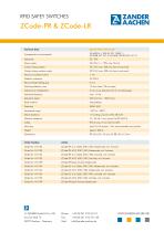 RFID SAFEY SWITCHES ZCode-PR & ZCode-LR-2