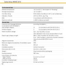 Safety Relay MINOS SD1E-12
