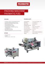 PACKING MACHINE PAXMATIC F20 - 1