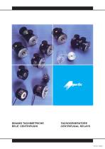 TACHOGENERATORS CENTRIFUGAL RELAYS - 1