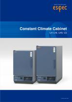 Constant Climate Cabinet - 1