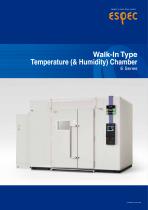 Walk-in Type Temperature (& Humidity) Chambers - 1