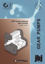 GHP series external gear pumps Groups 1, 2 and 3-1