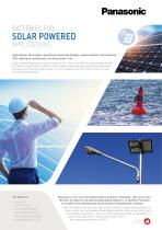 Panasonic Ni-MH Batteries Leaflet Solar Power - 1