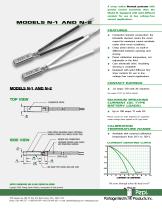 thermal protector MODELS N-1  and N2-1
