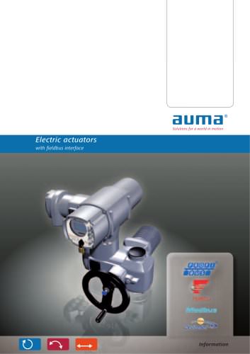 Actuators with fieldbus interface