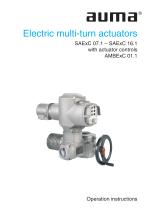 Electric multi-turn actuators-1