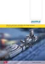 Electric part-turn actuators for large torques - 1