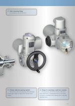 Electric part-turn actuators for large torques Combinations consisting of multi-turn actuators SA and part-turn gearboxes - 11