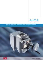 Electric part-turn actuators with integral controls - 1