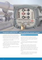 Product description Electric part-turn actuators with integral controls - 12