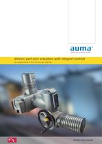 Product description Electric part-turn actuators with integral controls - 1