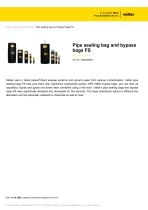 Operating Instructions Pipe Sealing- and Bypass Bags-1