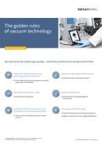 Golden rules / diaphragm pumps-1