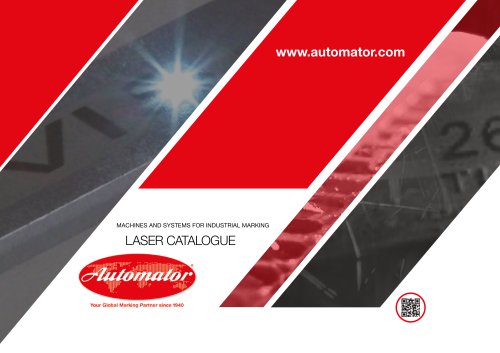 Laser catalogue MACHINES AND SYSTEMS FOR INDUSTRIAL MARKING