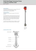 Centrifugal immersion pumps - F600 F700-6