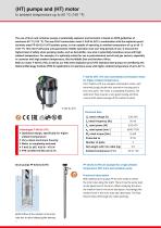 Drum and Container pumps Series 400 - in High Temperature (HT) version - 2