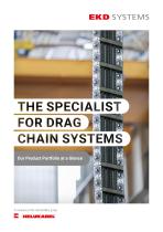 THE SPECIALIST FOR DRAG CHAIN SYSTEMS - 1