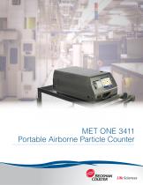 Portable Air Particle Counter MET ONE 3411 Brochure - 1