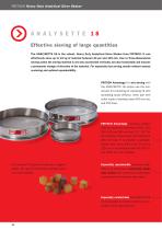 Sieve Shakers ANALYSETTE 3 Pro / ANALYSETTE 3 Spartan / ANALYSETTE 18 - 10