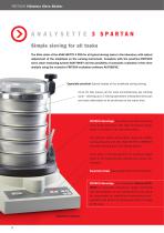 Sieve Shakers ANALYSETTE 3 Pro / ANALYSETTE 3 Spartan / ANALYSETTE 18 - 6