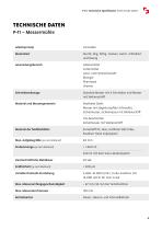 Technical specifications P-11-3