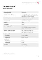 Technical specifications P-14-3