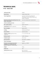 Technical specifications P-16-3