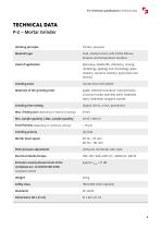 Technical specifications P-2-3