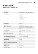 Technical specifications P-5 premium-3