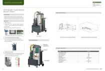 VILLO / pneumatic type industrial vacuum cleaner / powerless, iron and aluminum work piece polishing / VG-1