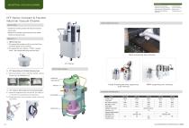 VILLO / portable industrial vacuum cleaner / metal processing, XRDP supporting, table pressing / VTF-1