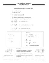 Continental Double Disc Assembly - 2