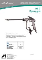 AE7 manual spray gun for mixed air and water - 1