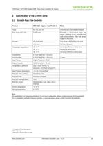 Datasheet Mass Flow Controller SFC3000 for Gases - 3